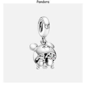 Pandora Chip and Dale Chipmunks Dangle Charm